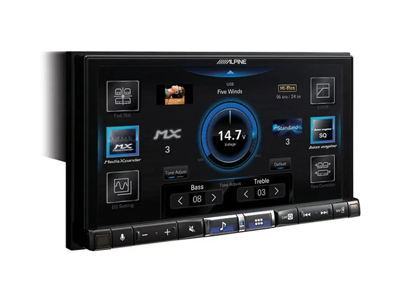 Billede 1 - Alpine ILX-705DM Trådløs Apple Carplay 2-DIN 7"