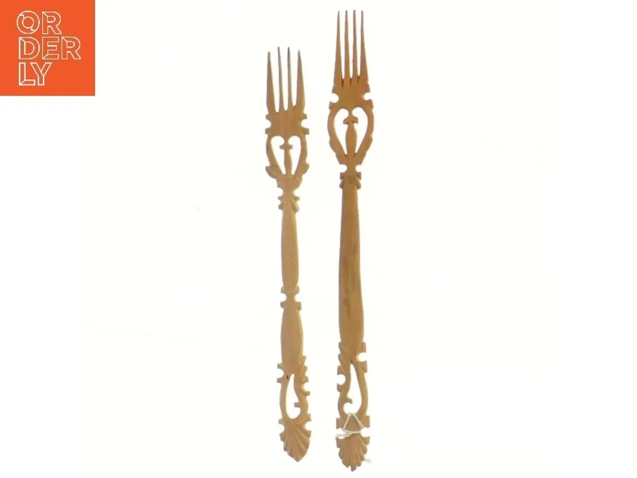 Billede 1 - Dekorative gafler (str. 24,5 og 27,5 cm)