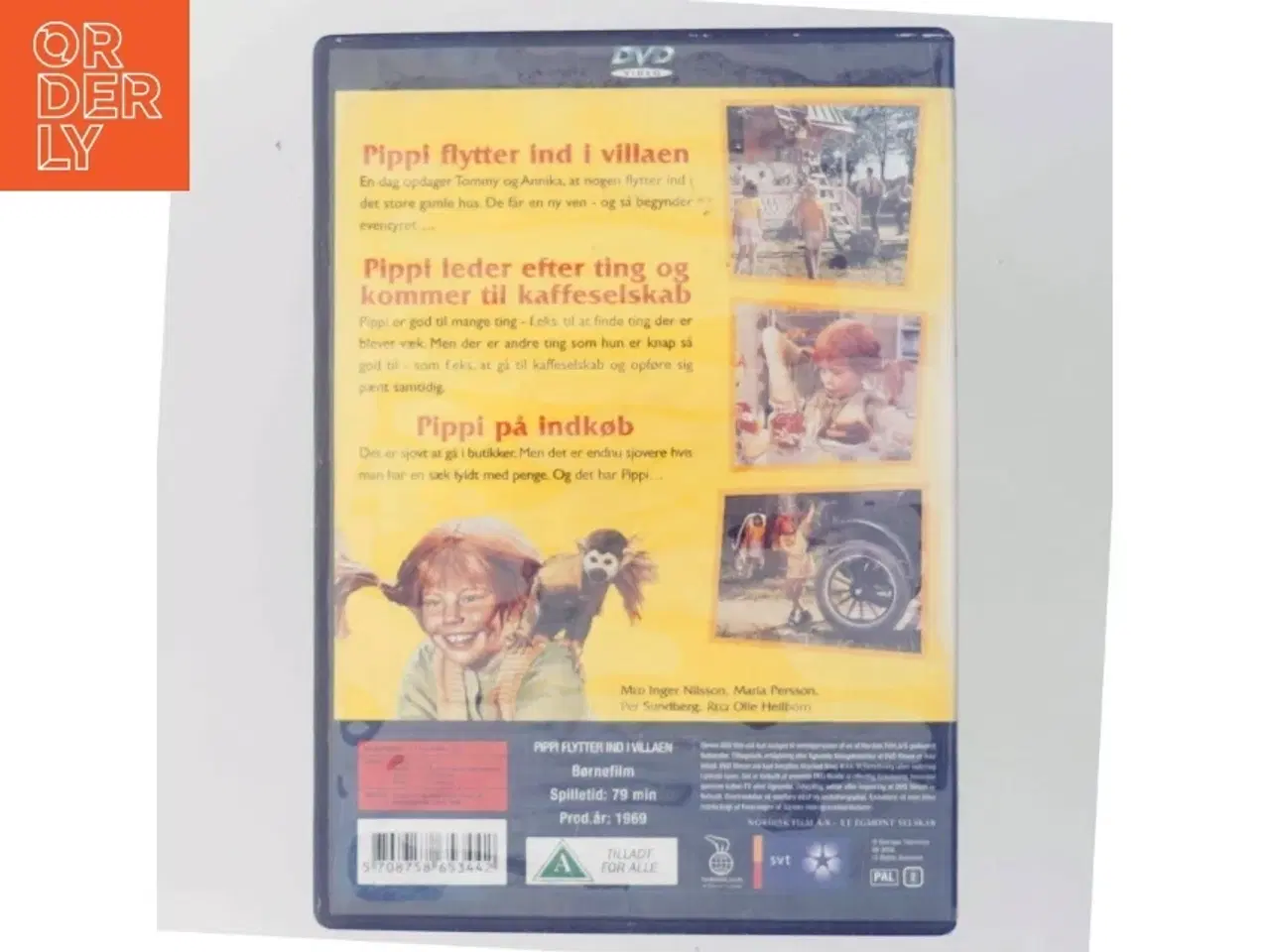 Billede 3 - Pippi 1 med Inger Nilsson (DVD)