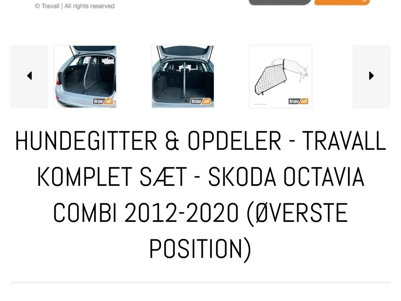 Billede 3 - Travall hundegitter med divider