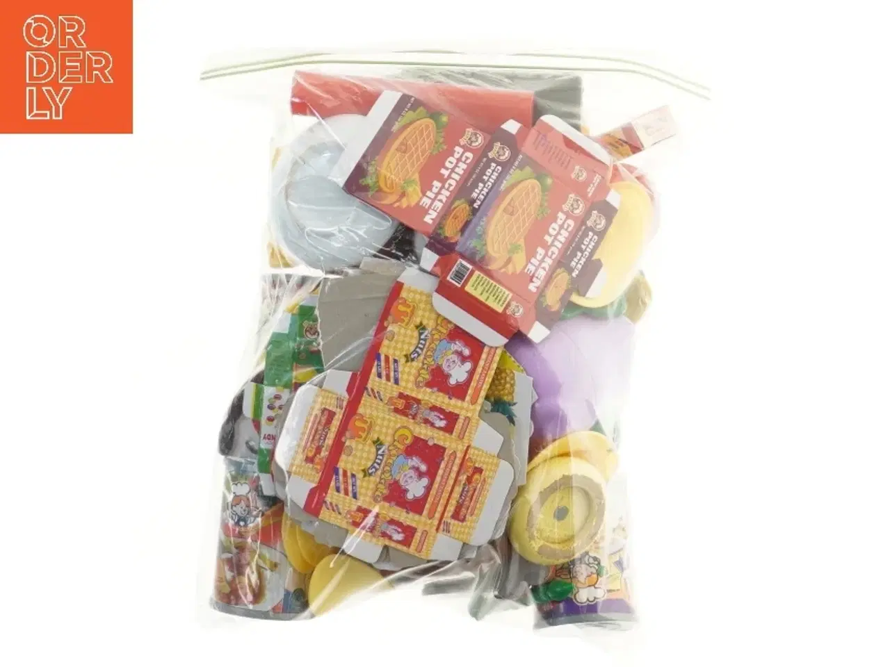 Billede 1 - Plastik madlegetøj (str. 25x19 cm)