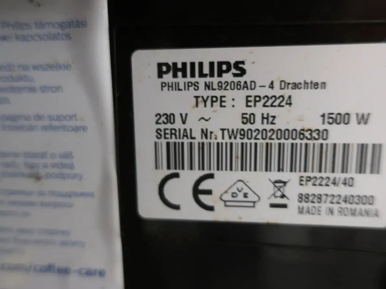 Billede 3 - Kaffemaskine PHILIPS EP2224