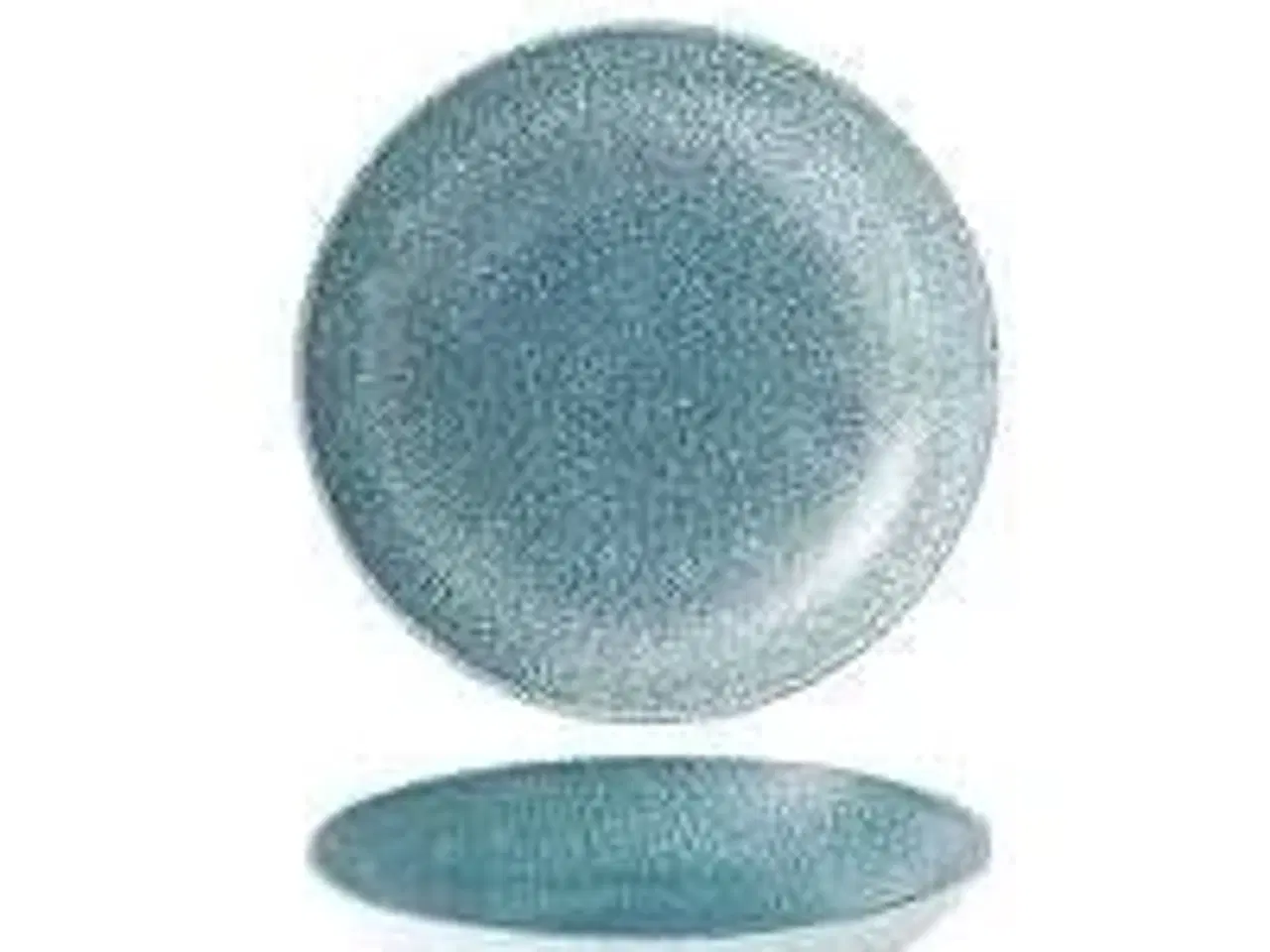 Billede 1 - 12 stk. Tallerken coupe dyb blå 182 mm Studio Prints Raku Churchill