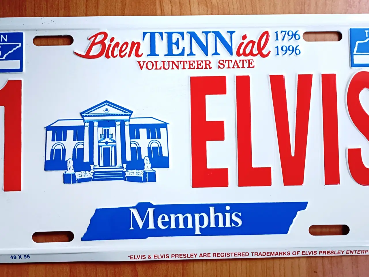 Billede 1 - Elvis nummerplade