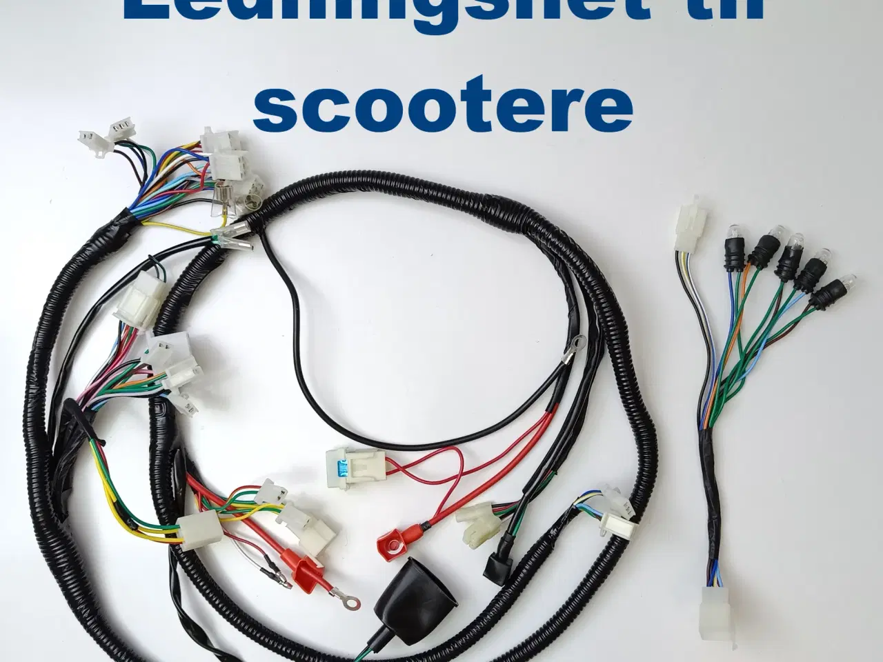 Billede 1 - NY! Ledningsnet komplet til scootere