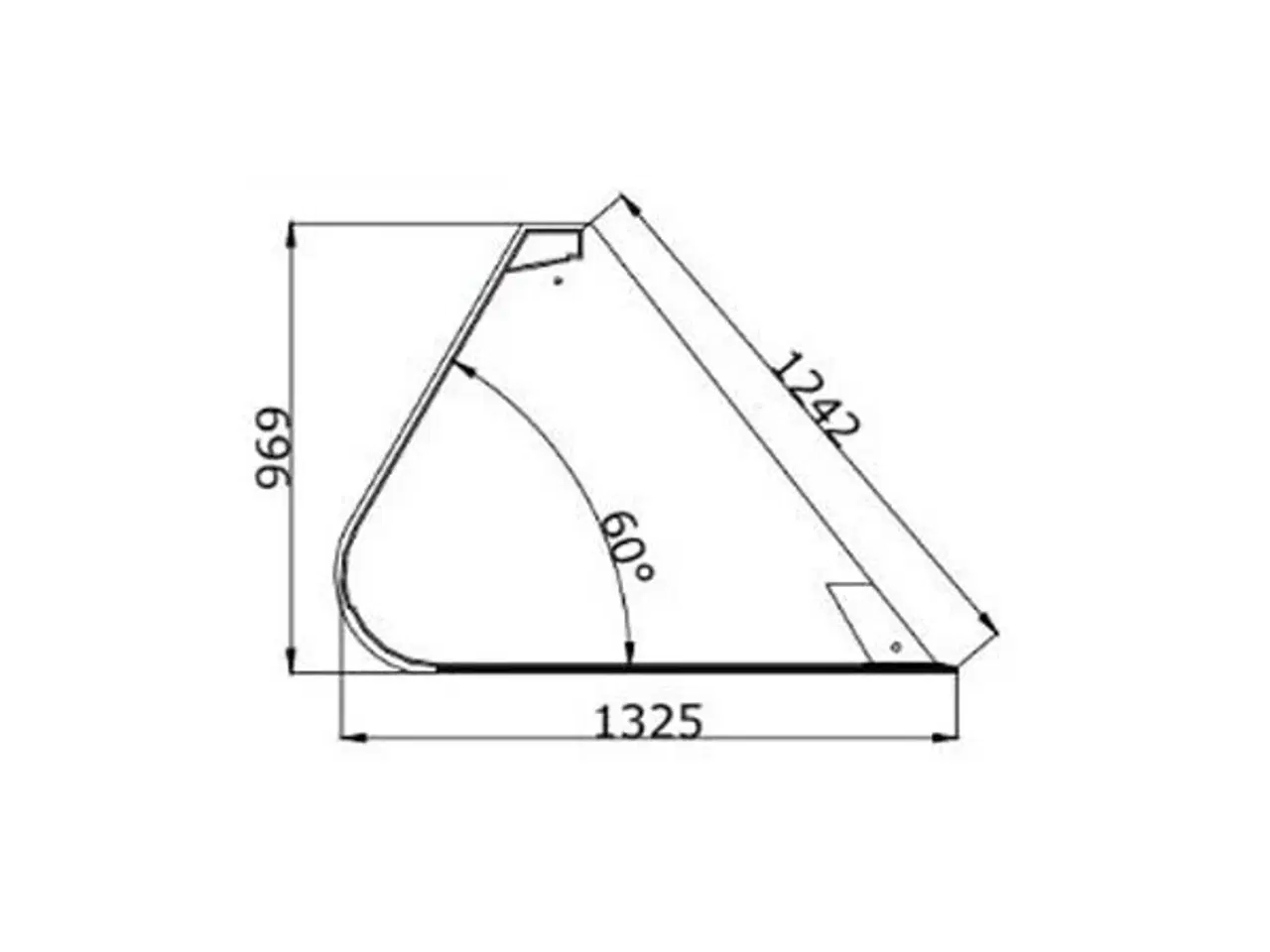 Billede 2 - JST T1 Volumeskovl 180-220 cm.