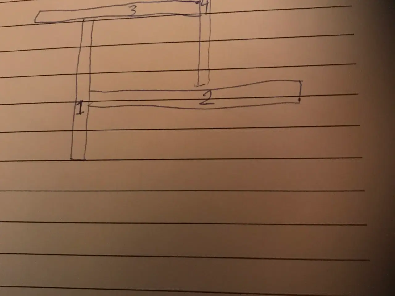 Billede 2 - Væg hylder i 5 sektioner