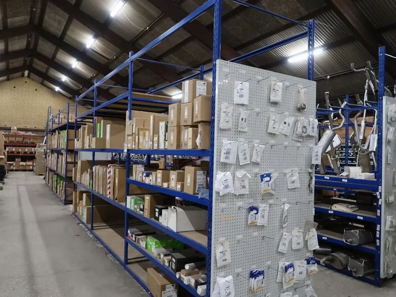 Billede 1 - 3 fag lagerreoler uden indhold