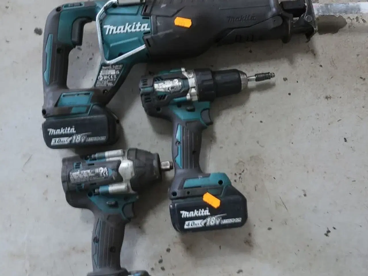 Billede 1 - Bajonetsav, skruemaskine samt slagnøgle MAKITA