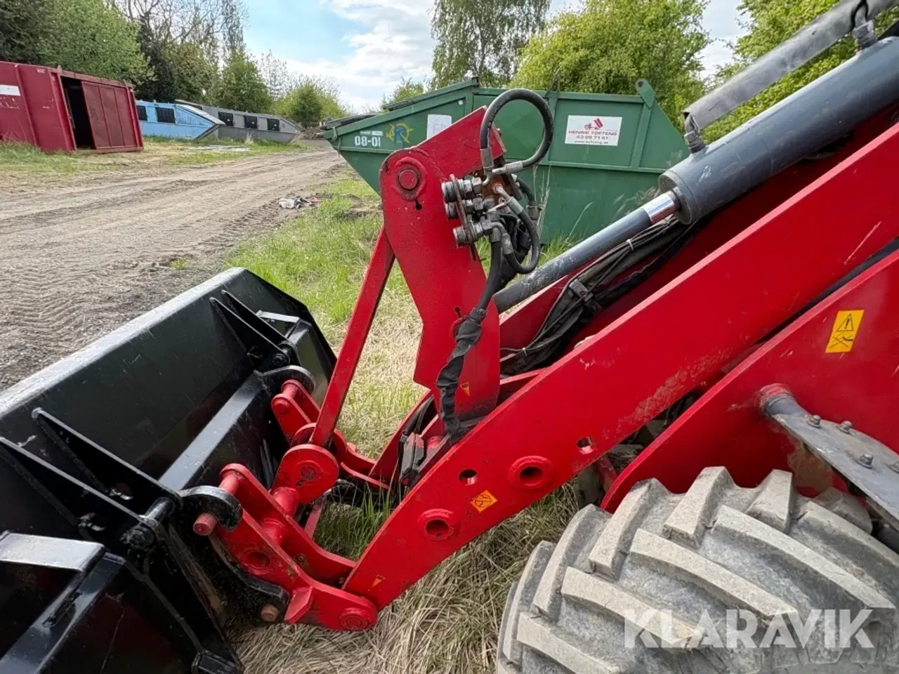 Billede 12 - Minilæsser Thaler 6122 P med grebklo og gafler