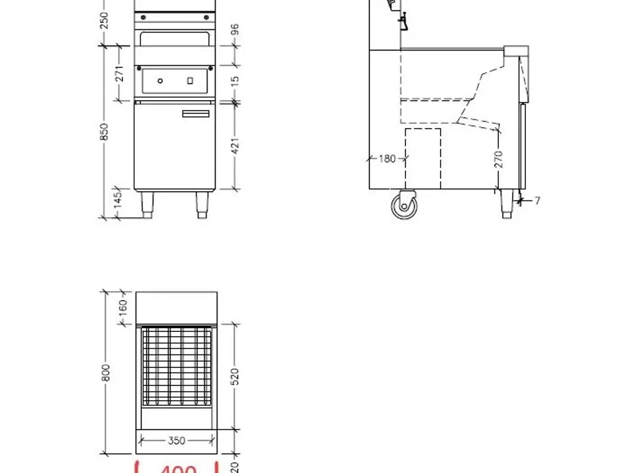 Billede 4 - Combisteel el frituregryde – 25 liter