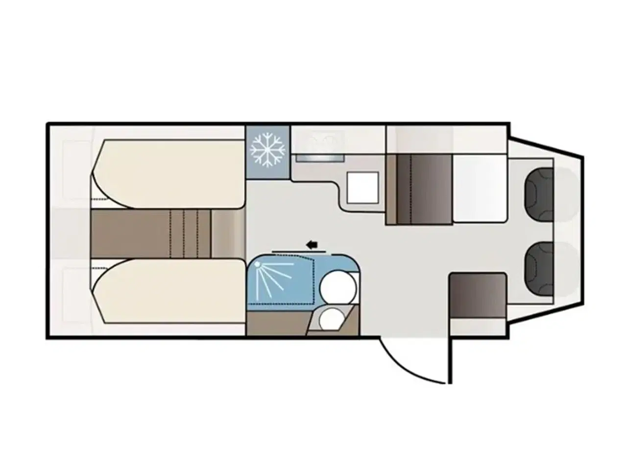Billede 4 - 2026 - Kabe Novum 750 LGB   Kabe Novum 750 LGB 2026 - Se den nu hos Camping-Specialisten.dk