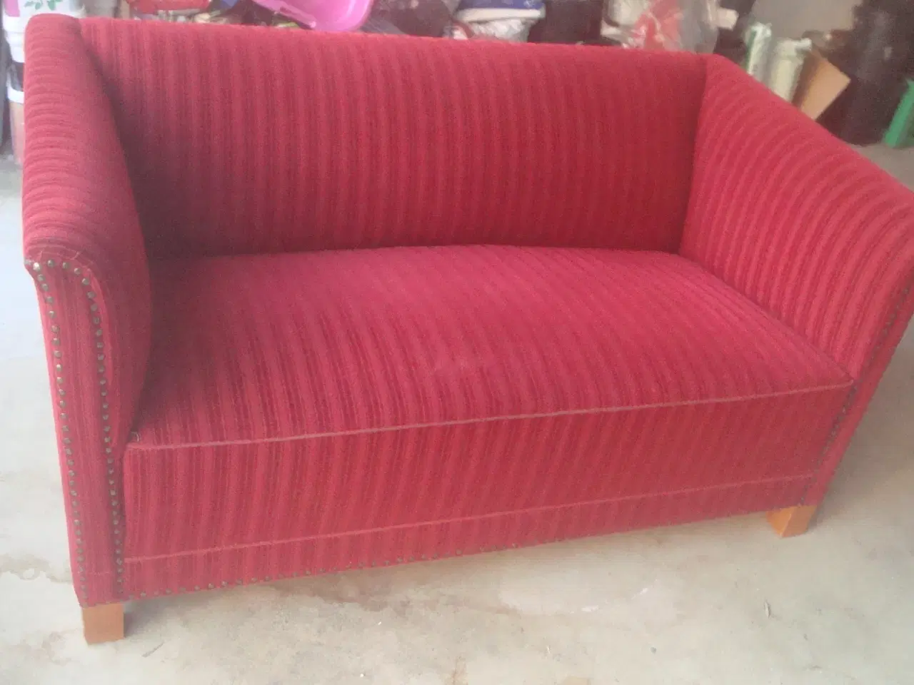 Billede 1 - sofa, RETRO, 0VERPOLSTRET, rigtig fin stand, 