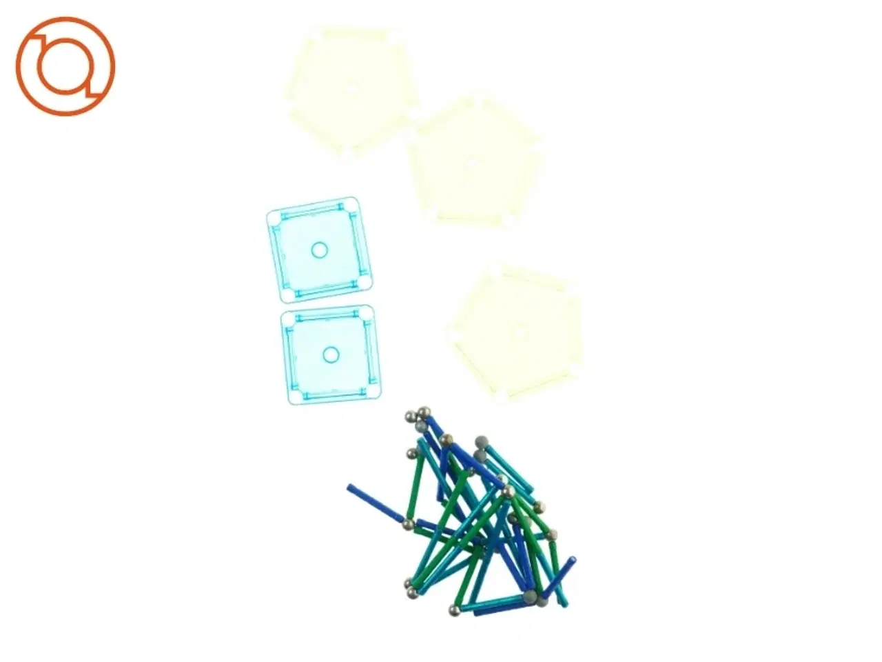 Billede 2 - Magnet byggesæt fra Geomag (str. 12 cm)