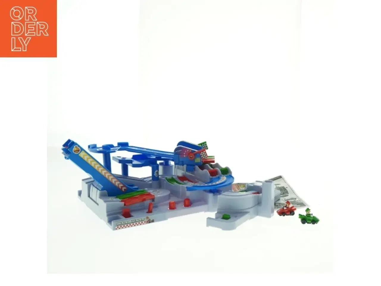 Billede 2 - Mario Kart racerbane med figurer (str. 3 x 2 cm til 27 x 31 cm)