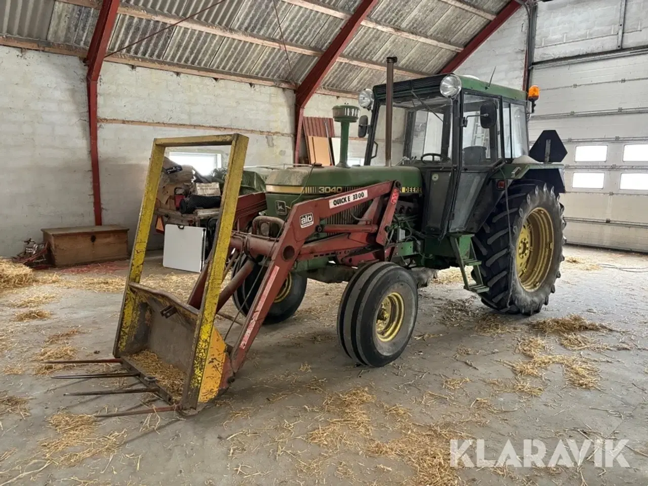 Billede 1 - Veterantraktor John Deere 3040 + vogn