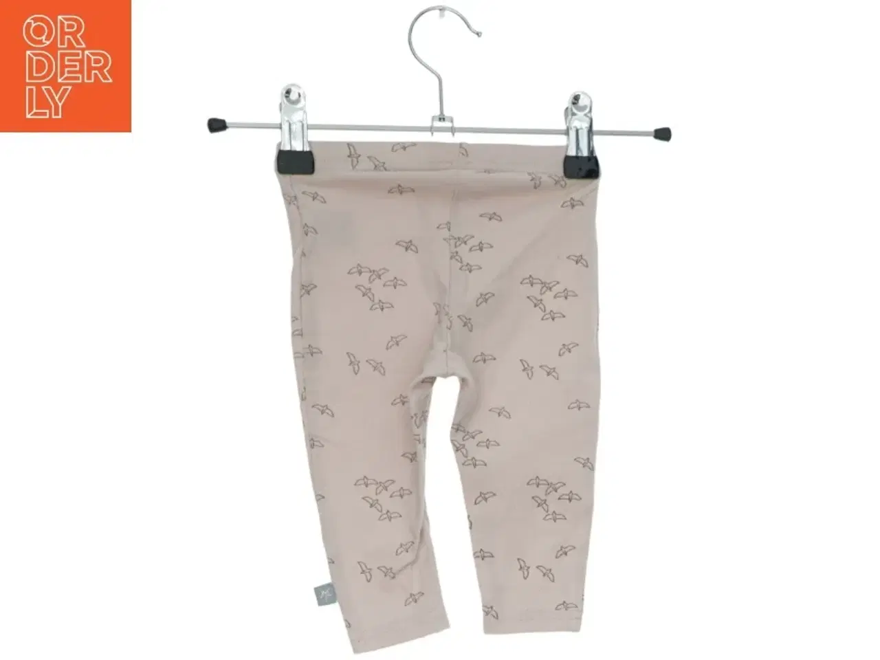 Billede 2 - Lys rosa leggings med fugleprint fra Friends (str. 62)
