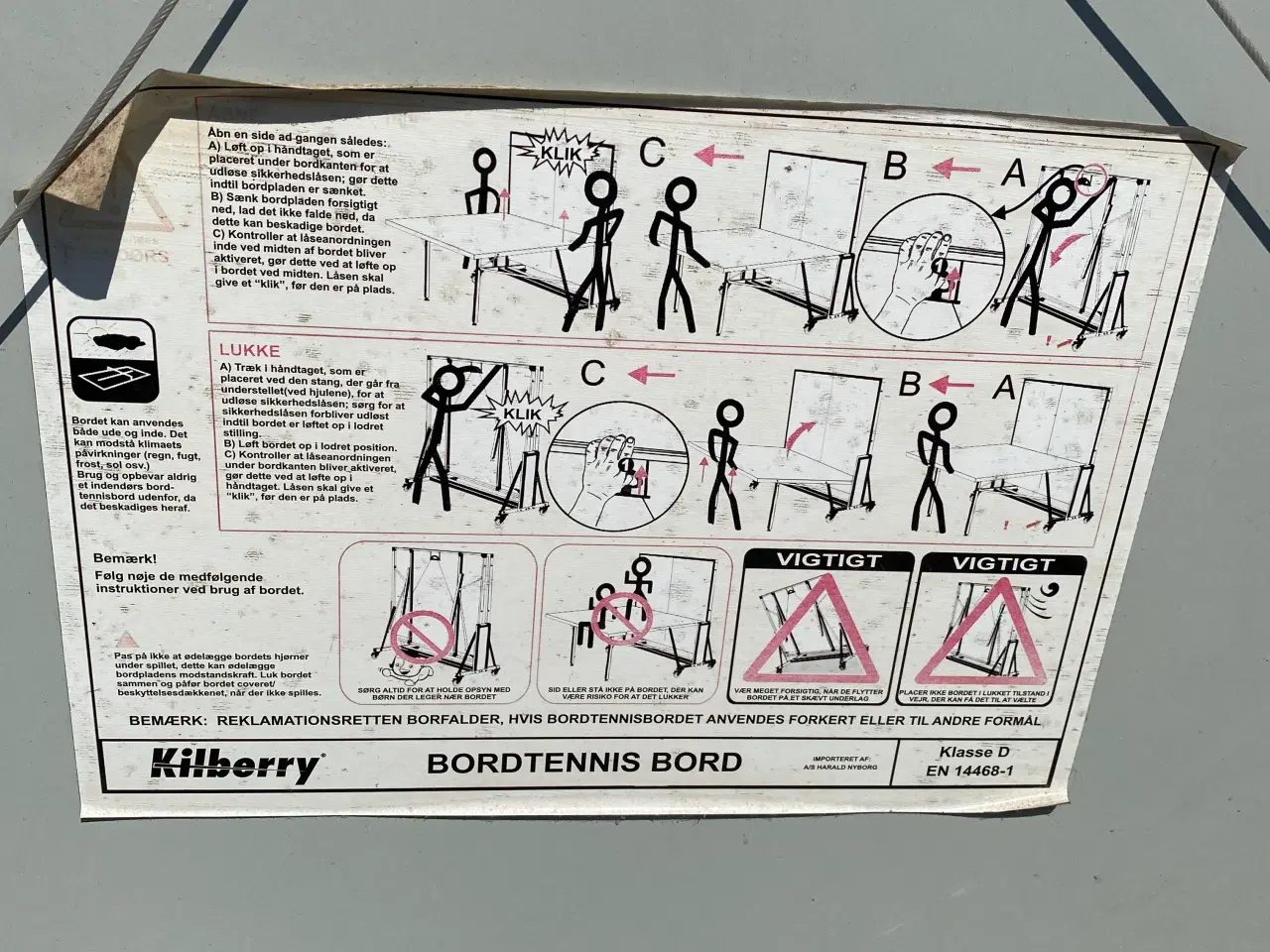 Billede 2 - Bordtennis bord