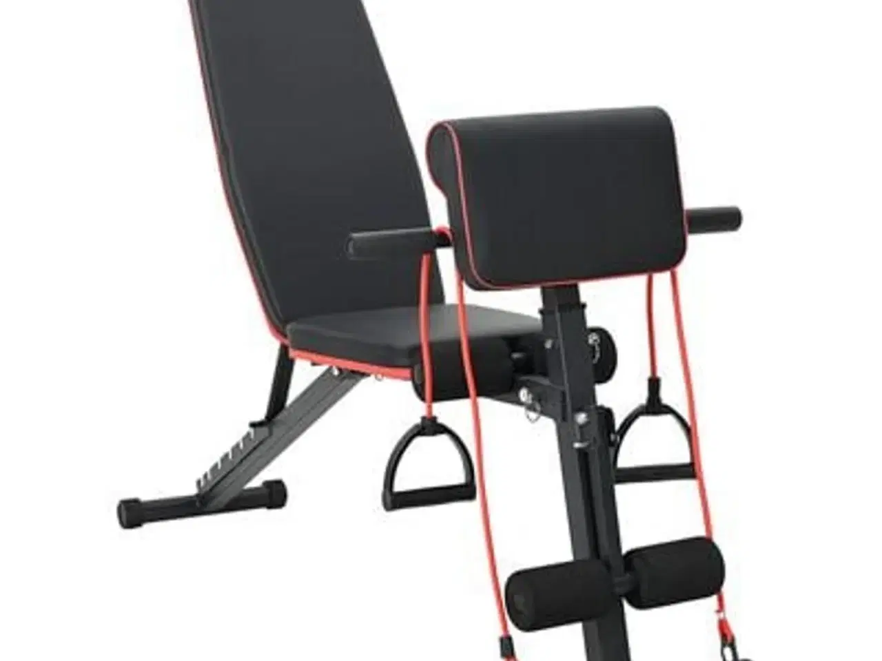 Billede 3 - Vægtbænk Sort 132 x 54 x 100 cm Stål