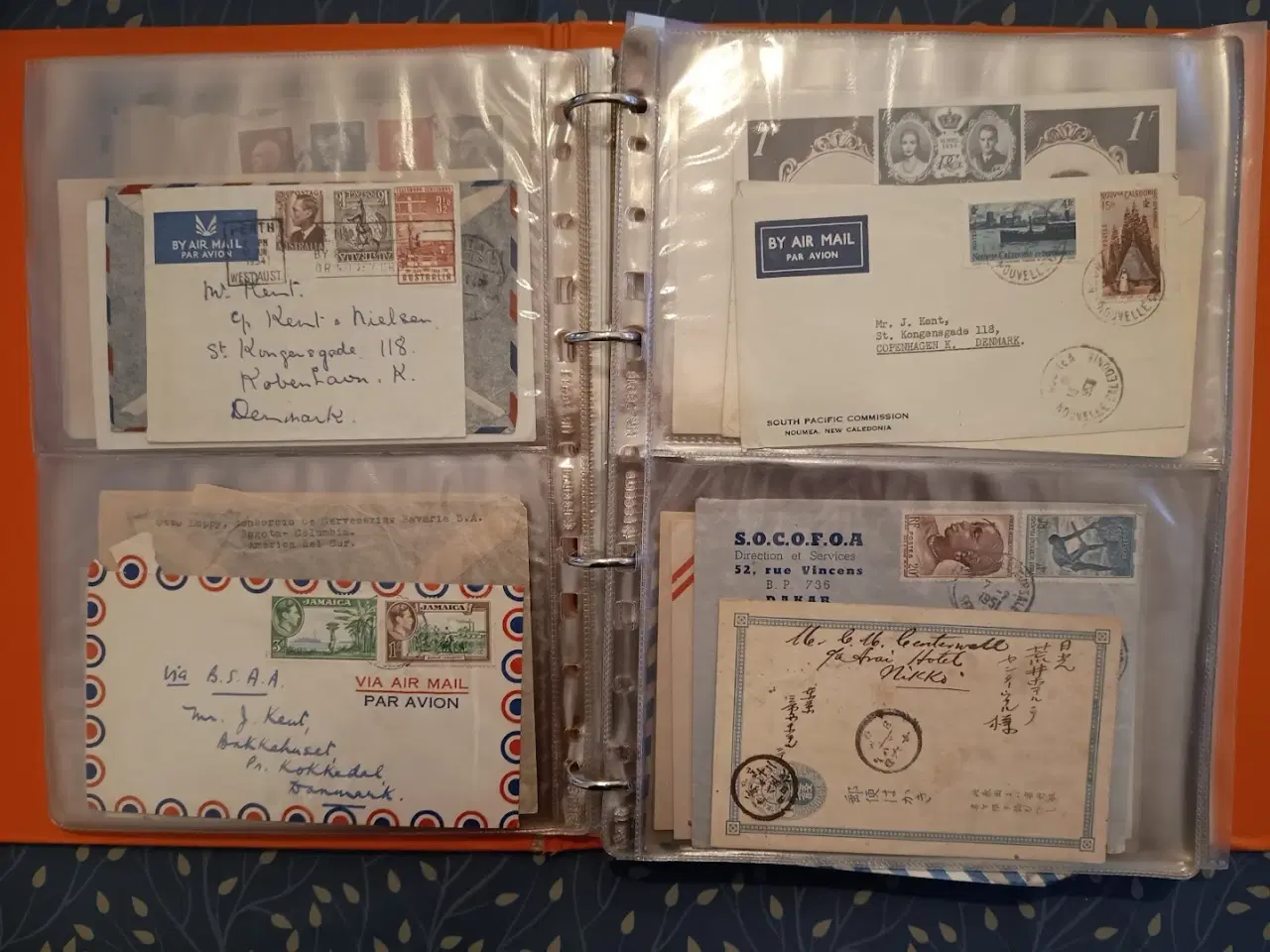 Billede 9 - Mappe med gamle breve