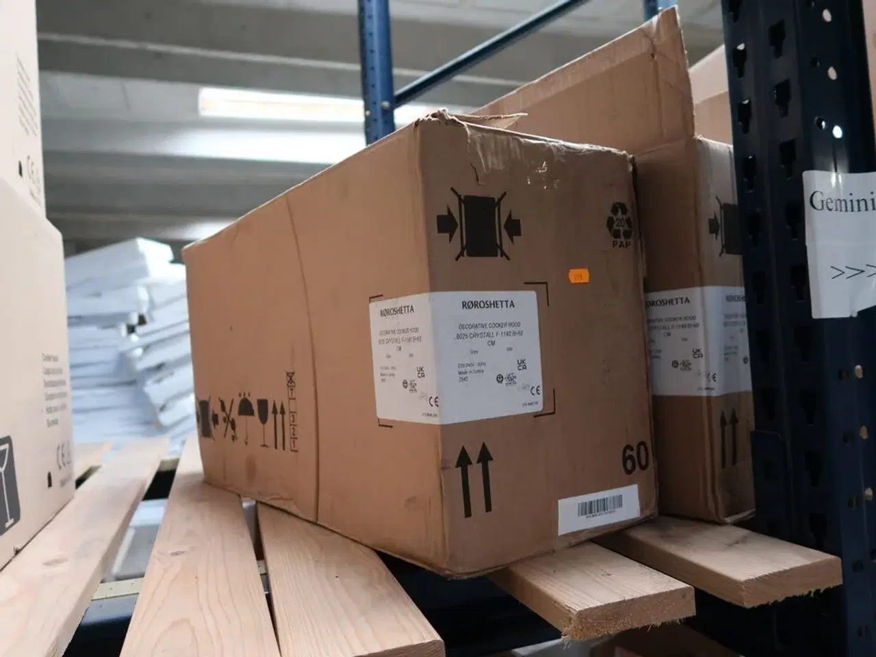 Billede 1 - Emhætte RØROSHETTA 8025 CRYSTALL F-1140