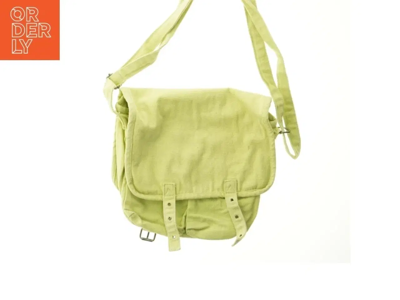 Billede 1 - Lysegrøn skuldertaske (str. 34x29 cm)