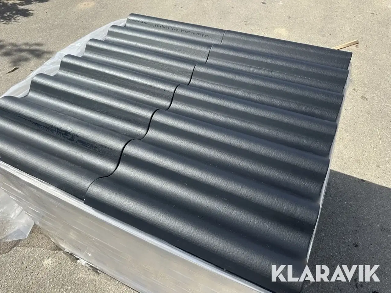 Billede 3 - Bølgeplader Euronit 702 FK sort 300 styk