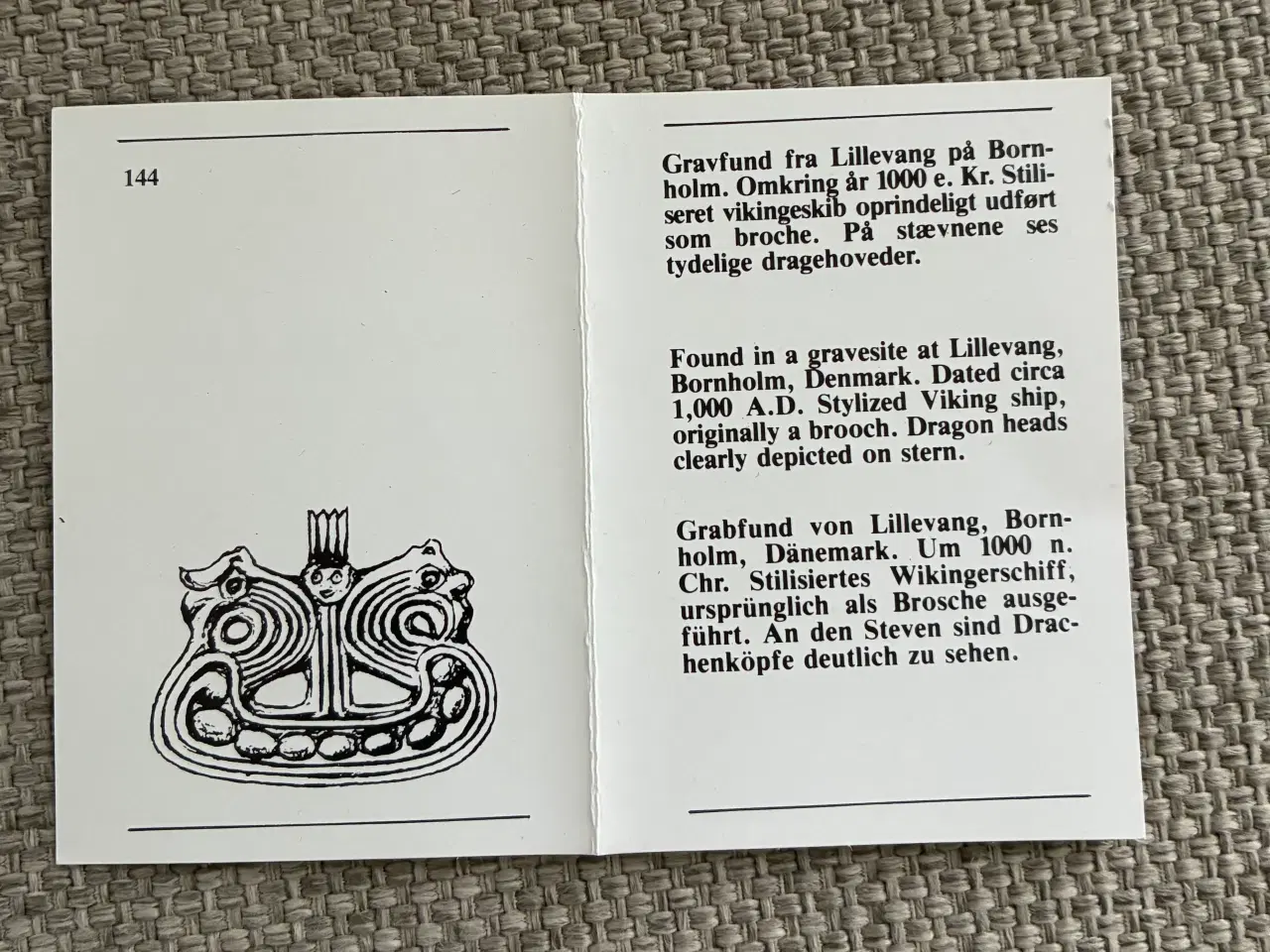 Billede 4 - NYT Vikingesmykke, halskæde i bronze - Vikingeskib