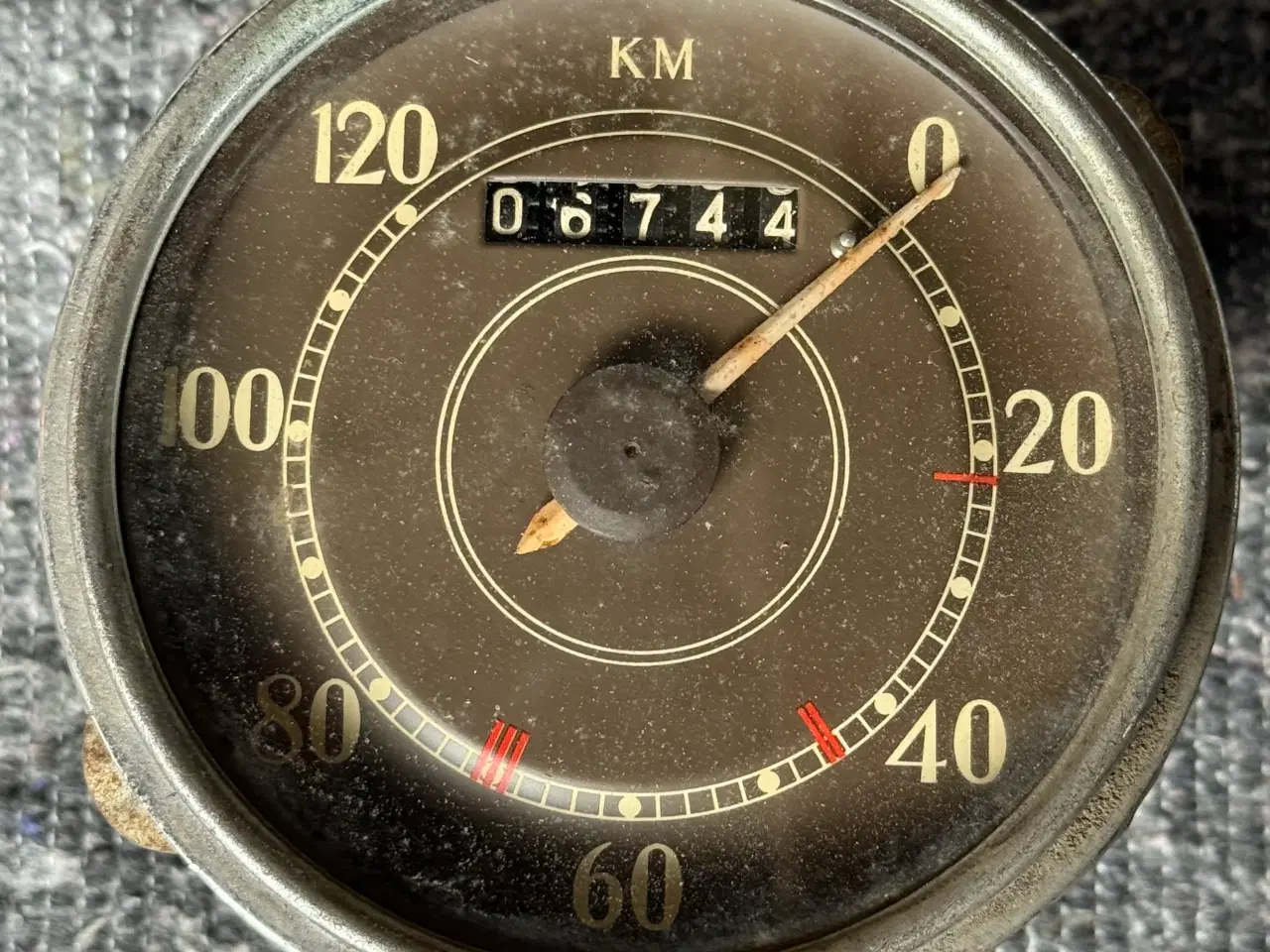 Billede 1 - VW Beetle/Karmann 1951-1952 speedometer.
