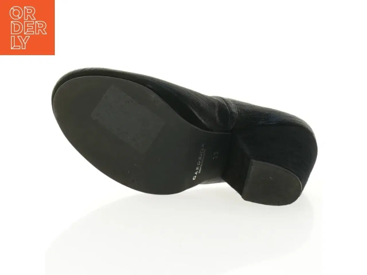 Billede 3 - Sorte pumps i læderlook fra Gardenia Copenhagen (str. 39)