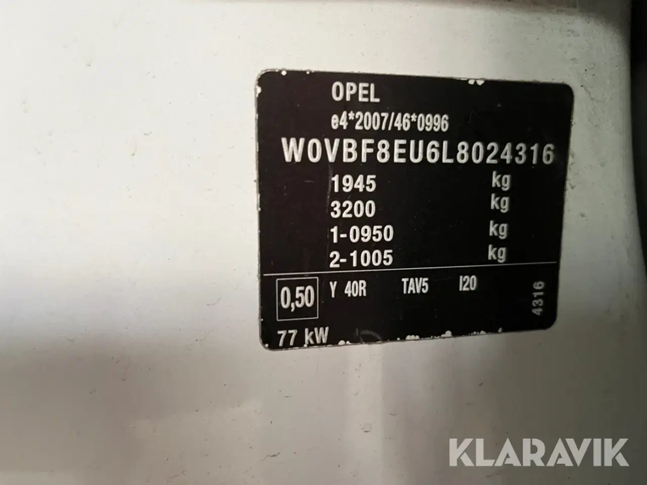 Billede 5 - Varebil Van Opel Astra