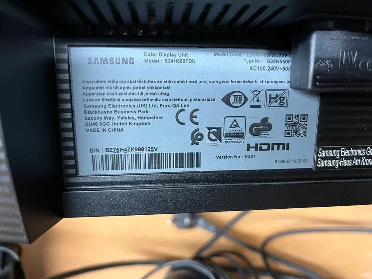 Billede 7 - 2 stk. 24" PC Skærm SAMSUNG + 1 Tastatur LENOVO