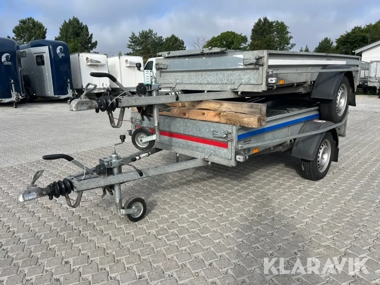 Billede 1 - Trailere Brenderup 750kg med bremser - 2 styk