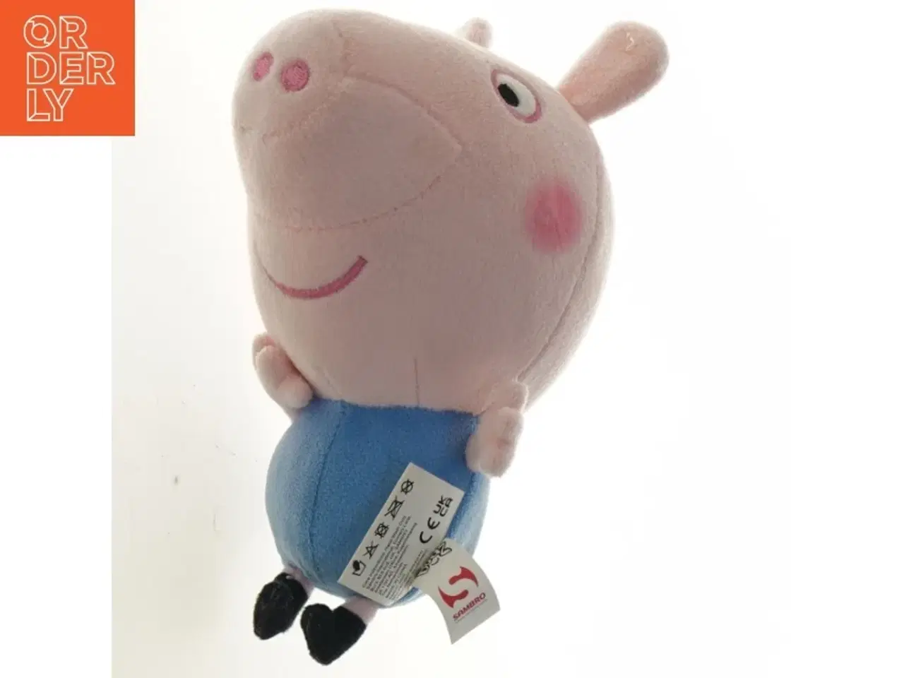 Billede 1 - George Pig bamse fra Peppa Pig (str. 20 cm)