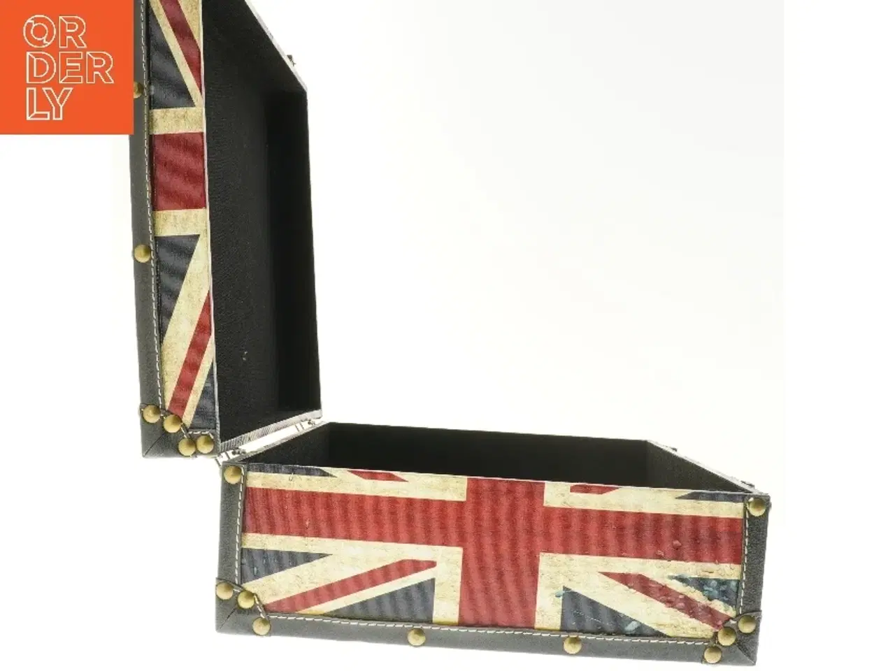 Billede 4 - Vintage kuffert med britisk flag (str. 40x30x14 cm)
