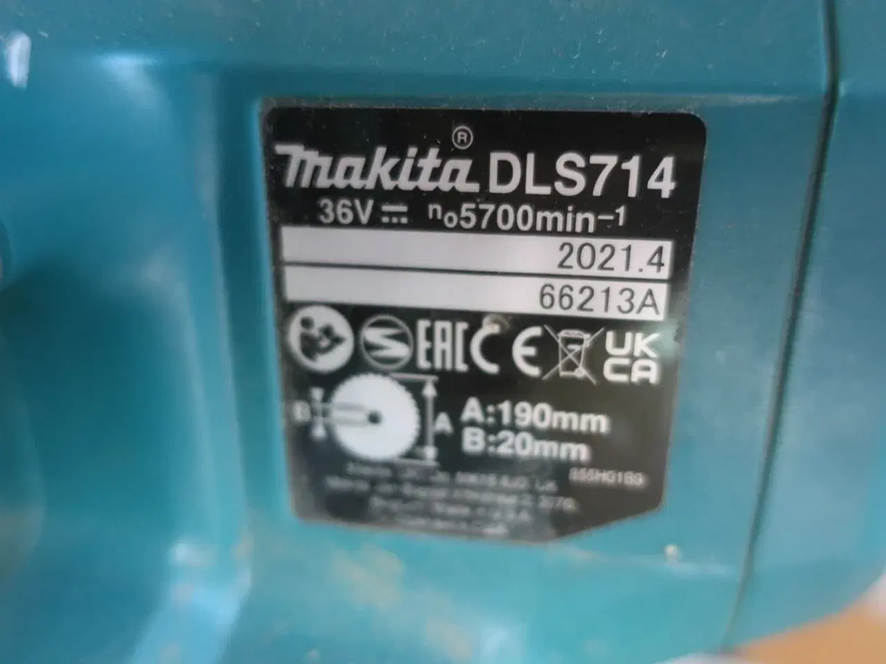 Billede 3 - Akkuværktøj MAKITA kapgeringsav inkl. lader og ét batteri
