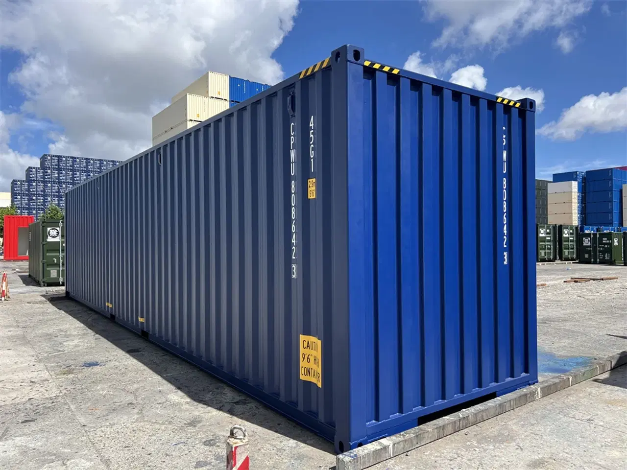 Billede 4 - 40'HC ny container - RAL 5013 - Aarhus