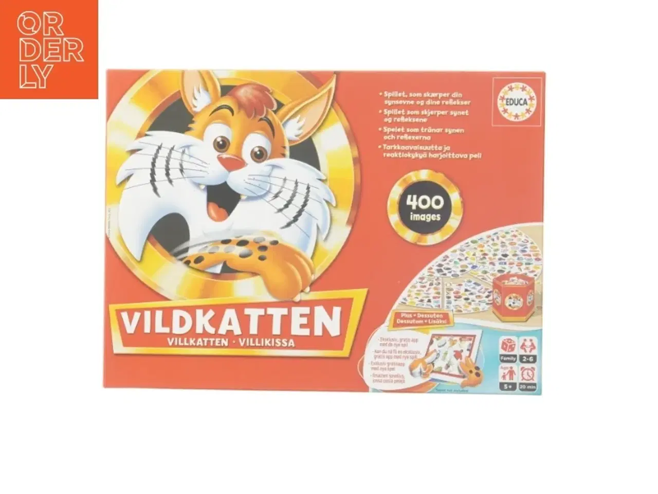 Billede 1 - Vildkatten brætspil fra Educa (str. 37x28 cm)