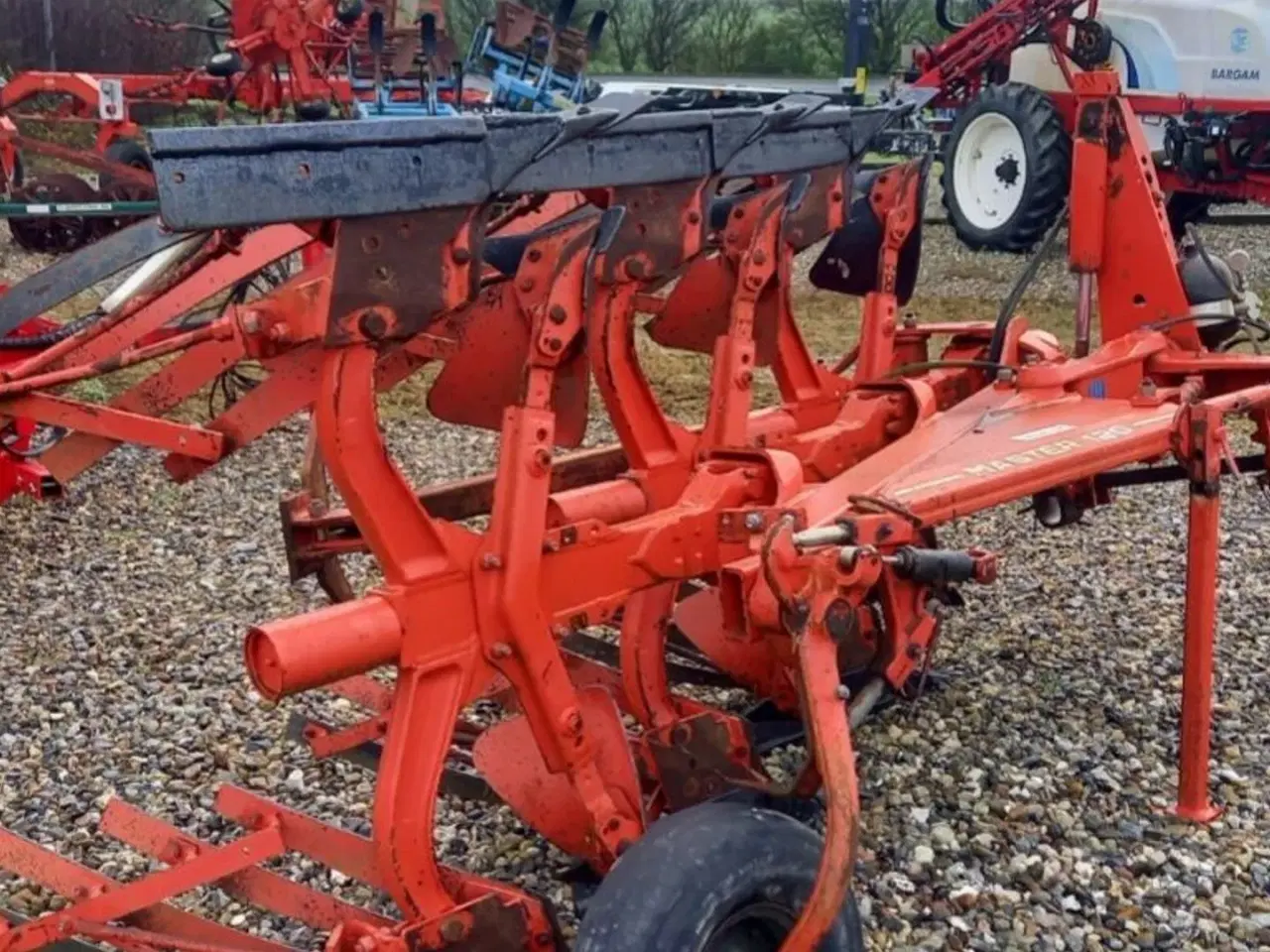 Billede 5 - Kuhn MASTER 120 3 furet vendeplov/ 14" Risteplov.