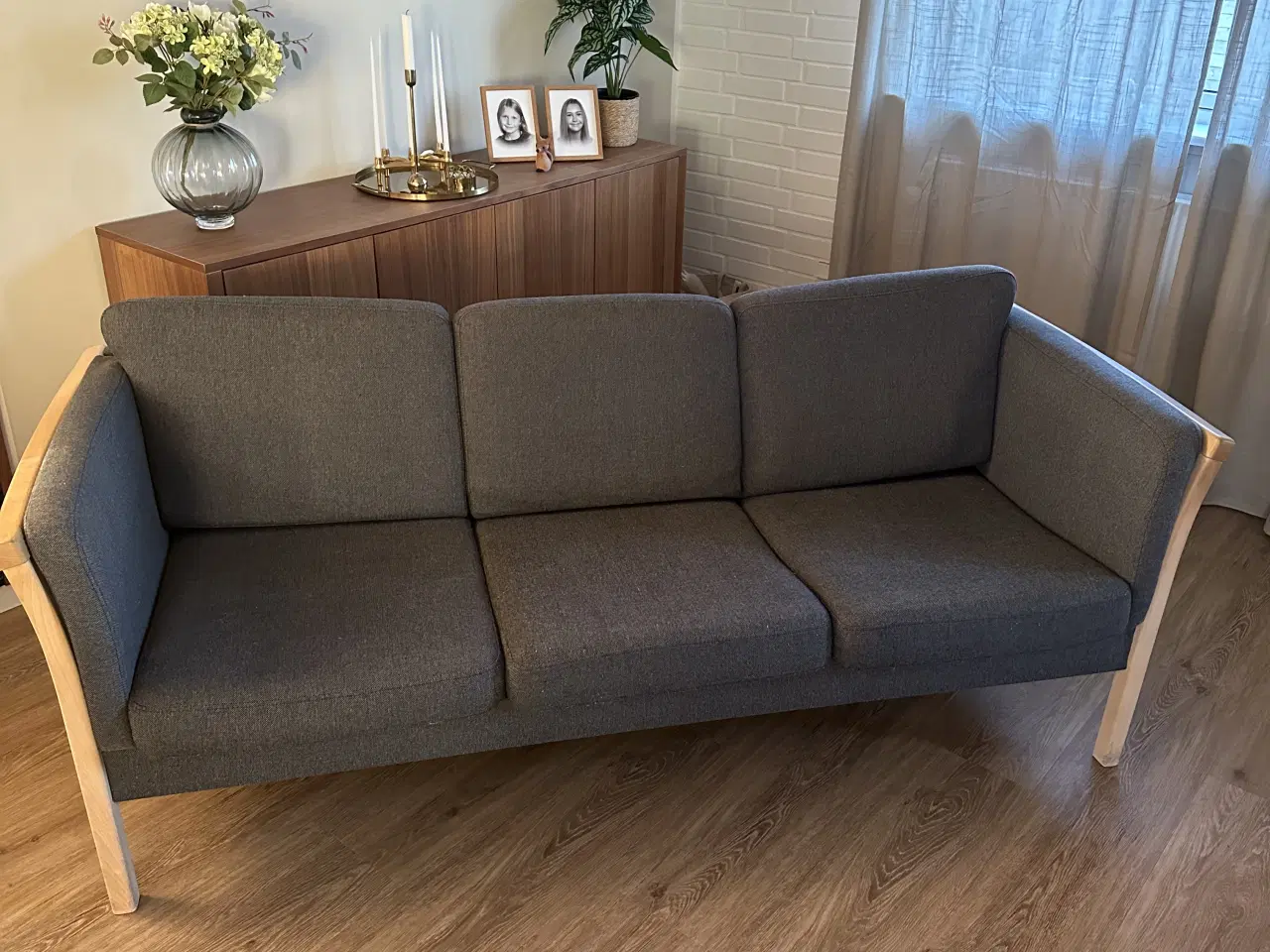 Billede 1 - Tremmesofa 3 personer