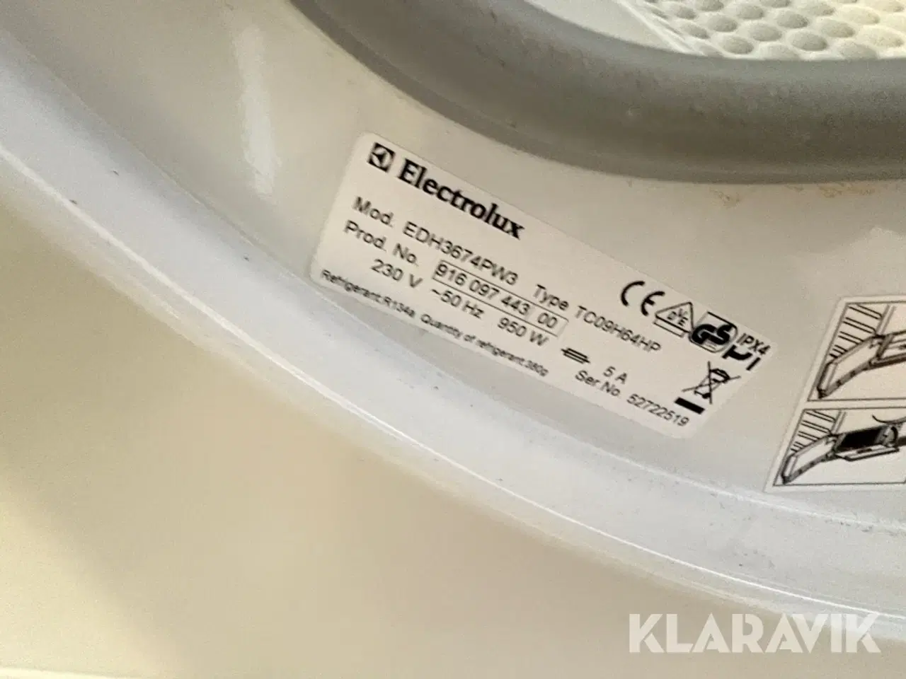 Billede 7 - Tørretumbler Electrolux EDG3674PW3