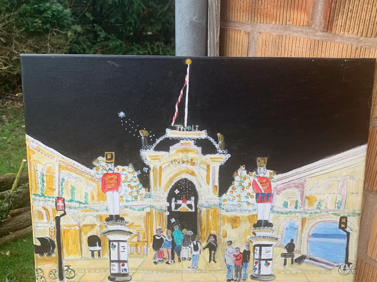 Billede 1 - Akrylmaleri 50x60 akryl. Tivoli.