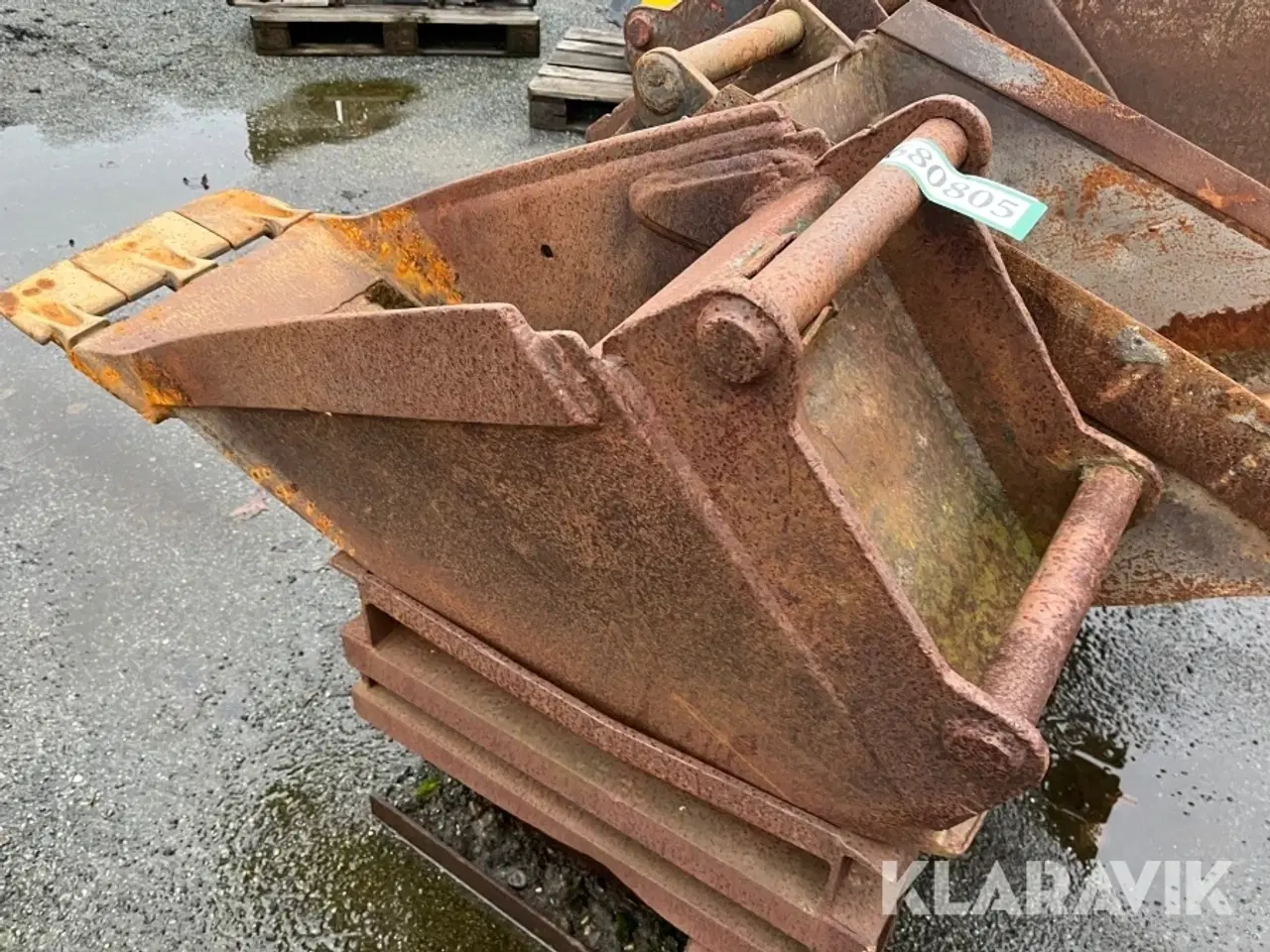 Billede 7 - Skovlpakke S45/Hydrema S60 5 skovle med stativ