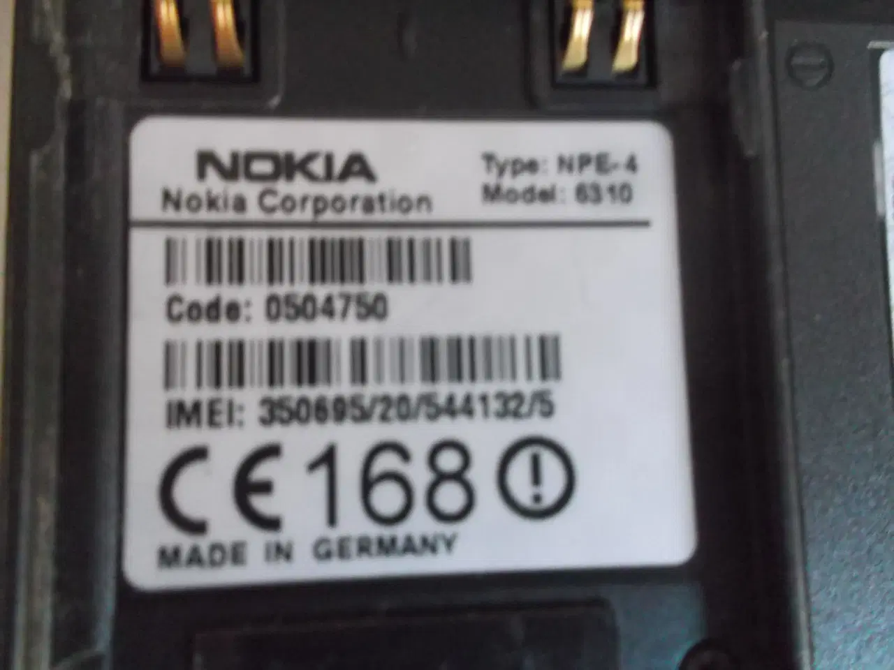 Billede 6 - Nokia 6310i guld mobiltelefon