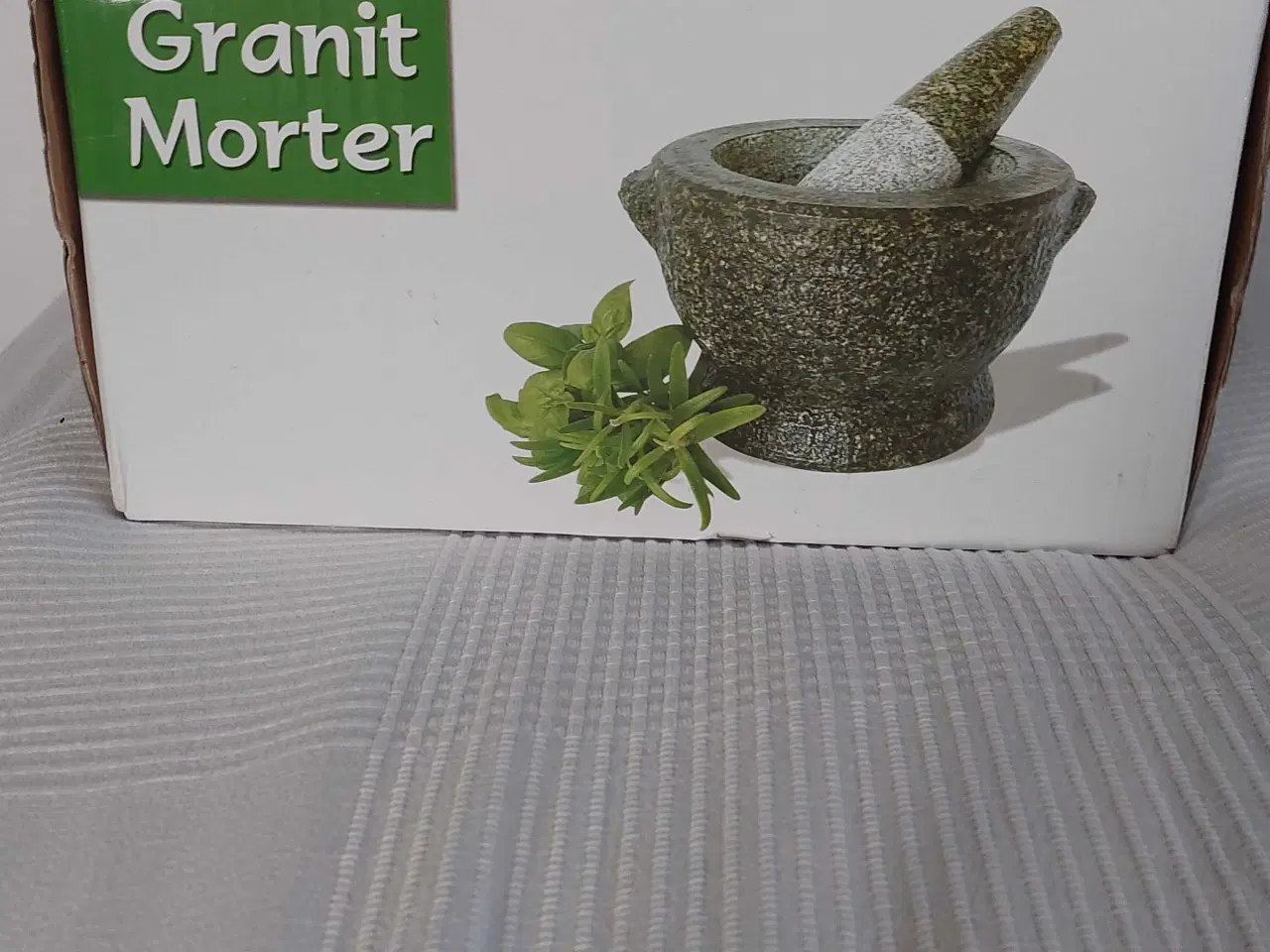 Billede 1 - Granit stor Morter