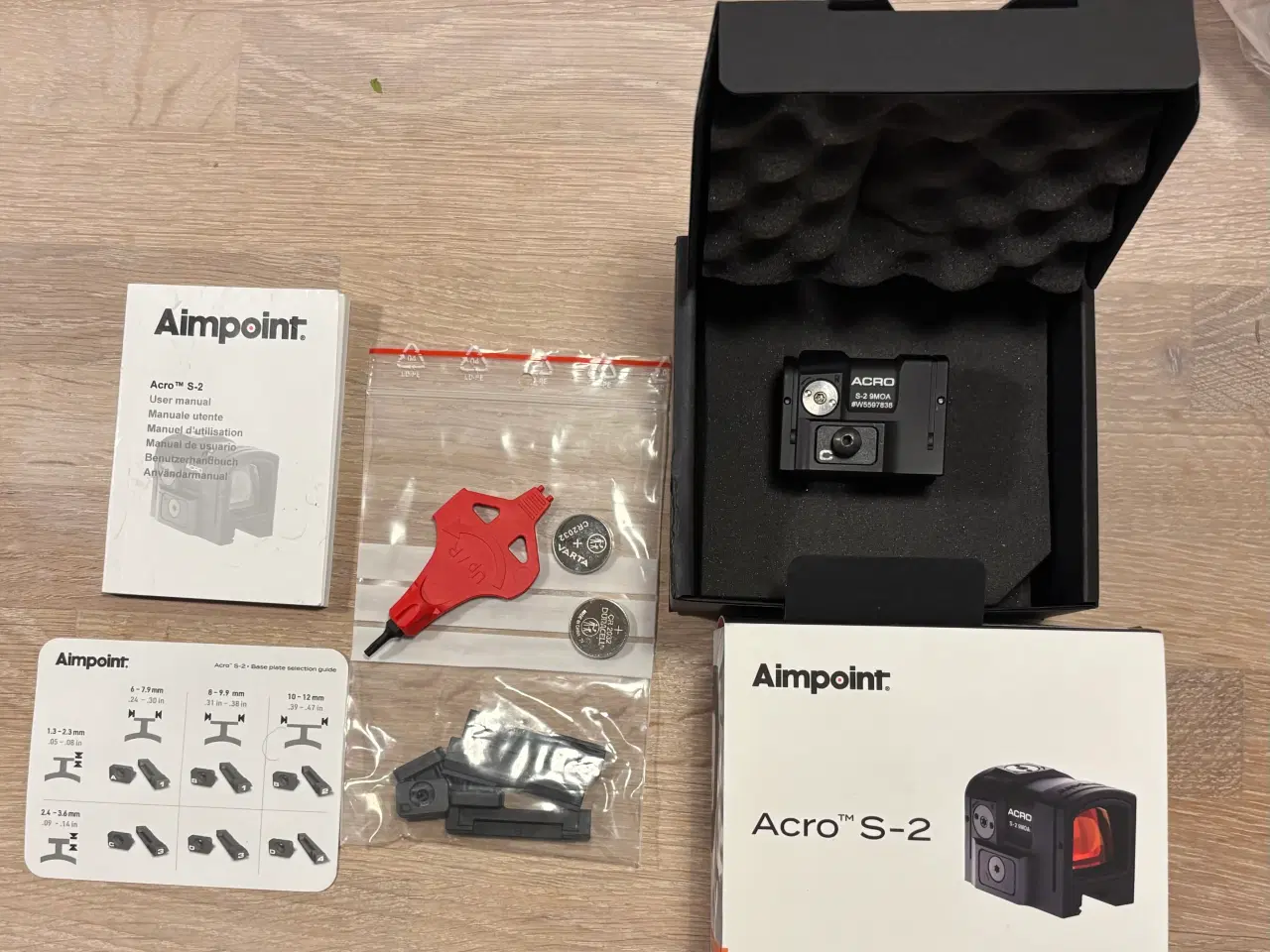 Billede 1 - AIMPOINT ACRO S-2, 9 MOA sælges