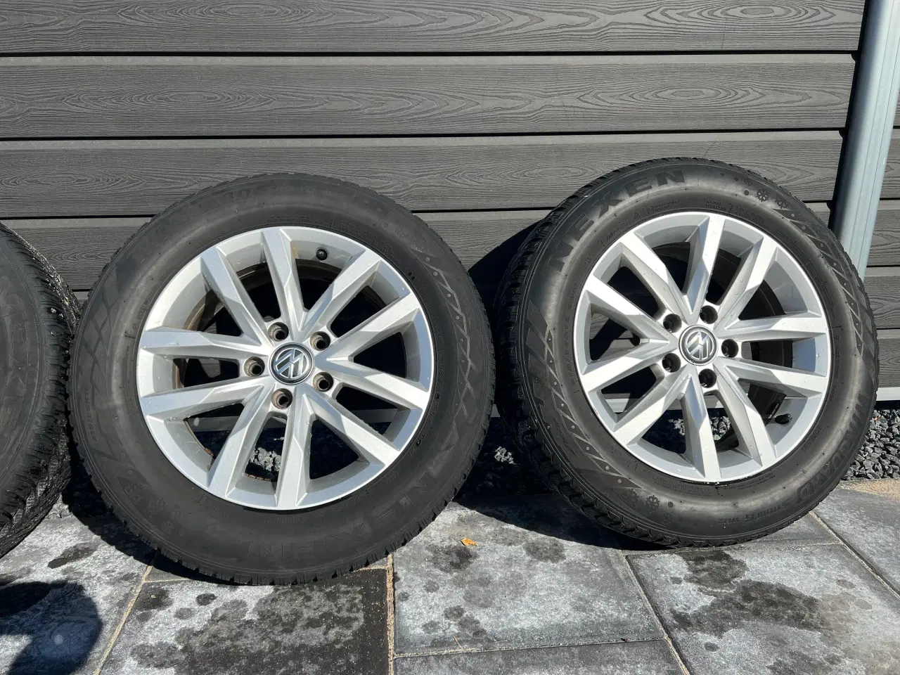 Billede 2 - Alufælge med vinterdæk 5x112