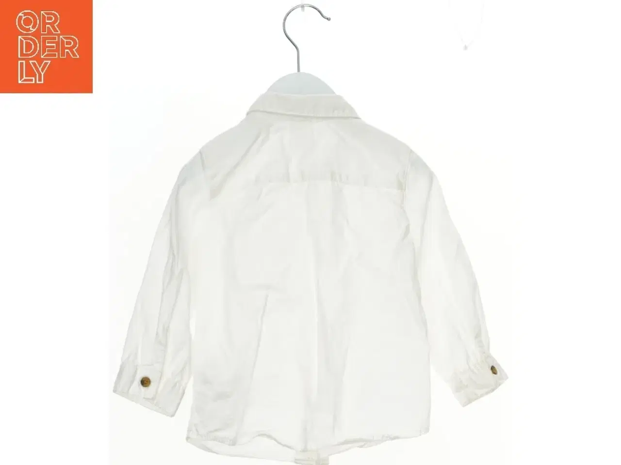 Billede 2 - Hvid skjorte med knapper fra H&M (str. 80)