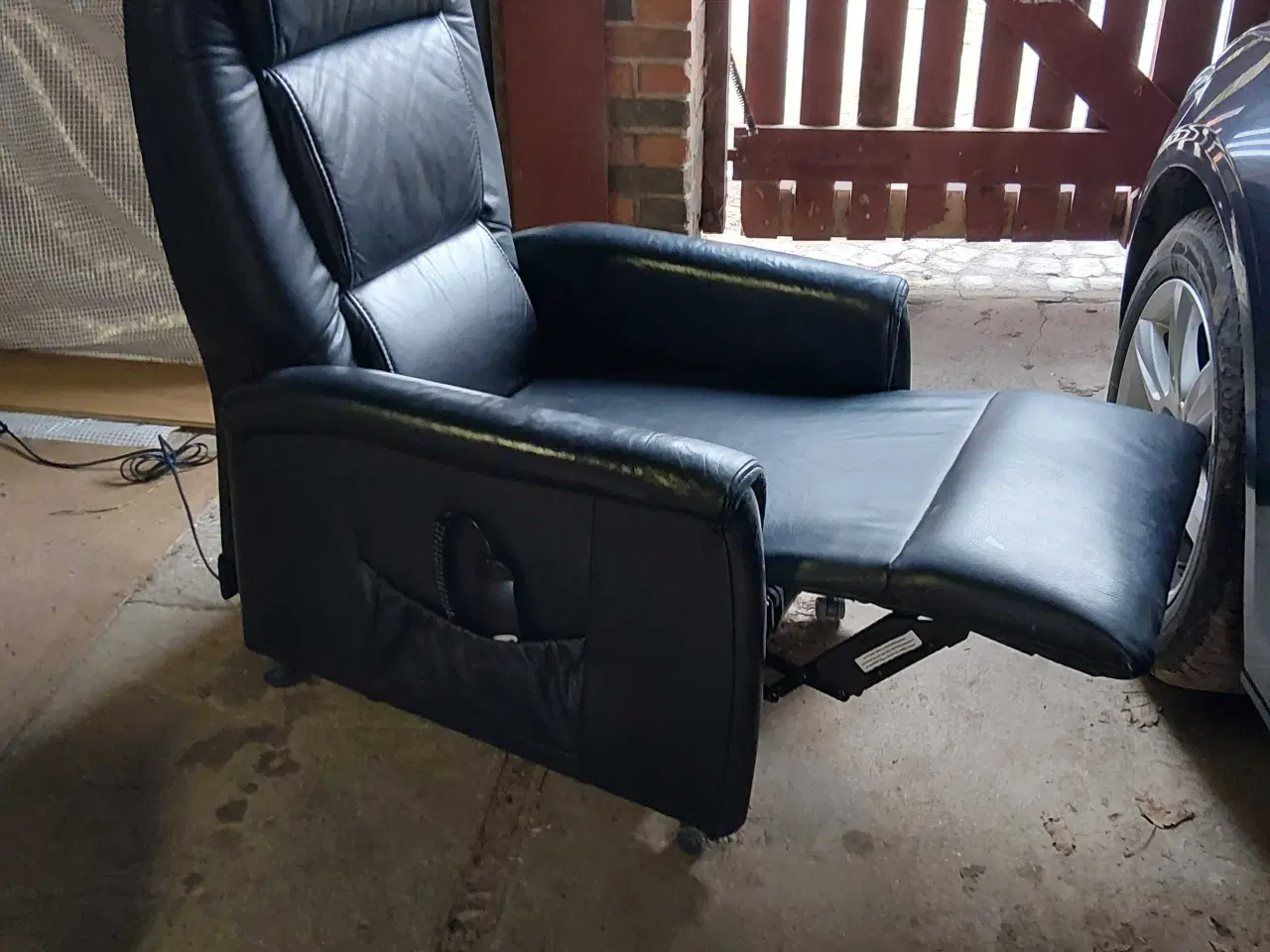 Billede 7 - Ægte læder løftestol / sædeløft. I perfekt stand. 