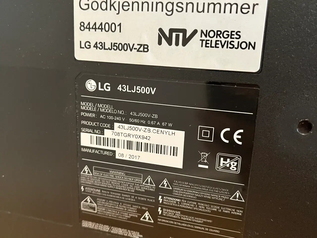 Billede 4 - LG TV 43 Tommer